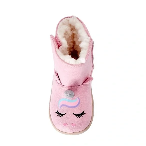 Wonder Nation Faux Shearling Unicorn Boots - Picture 2 of 6